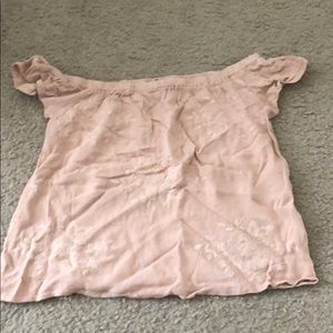 KENDALL & KYLIE off the shoulder top